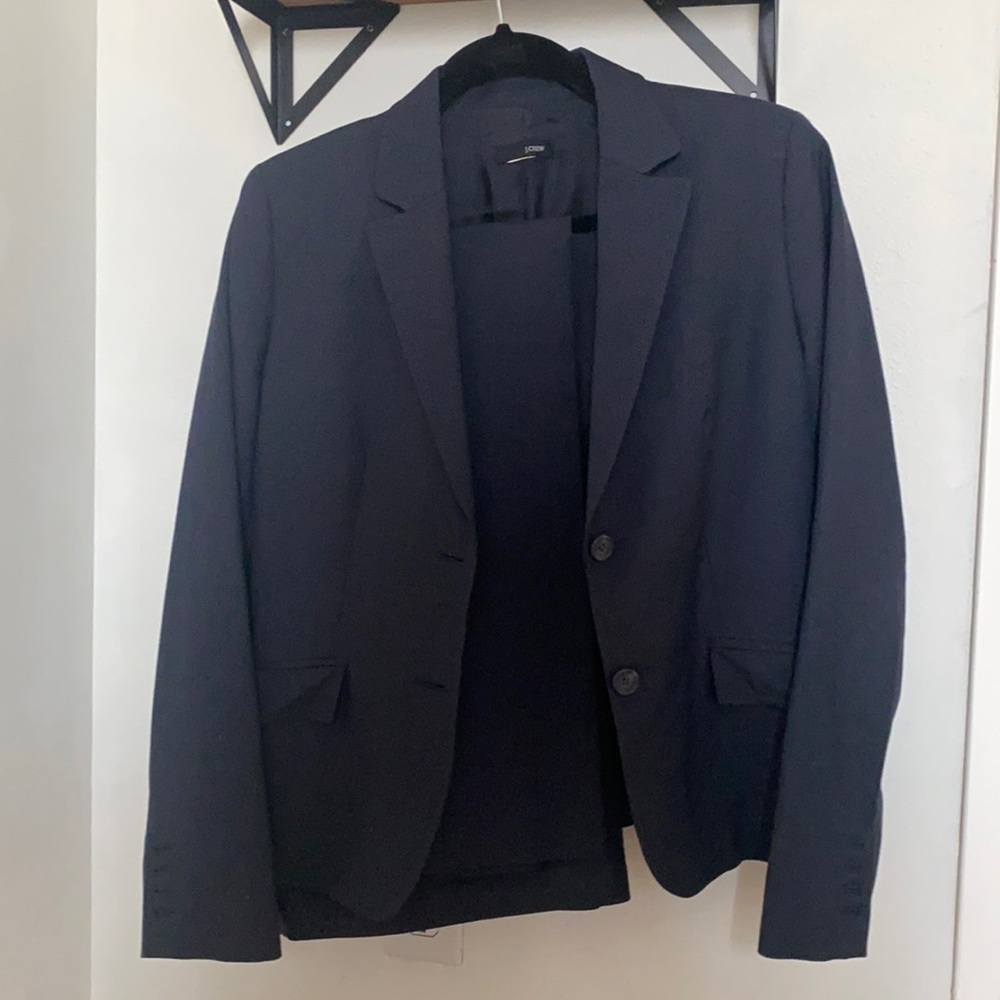 J.Crew Navy Pant Suit Size 6
